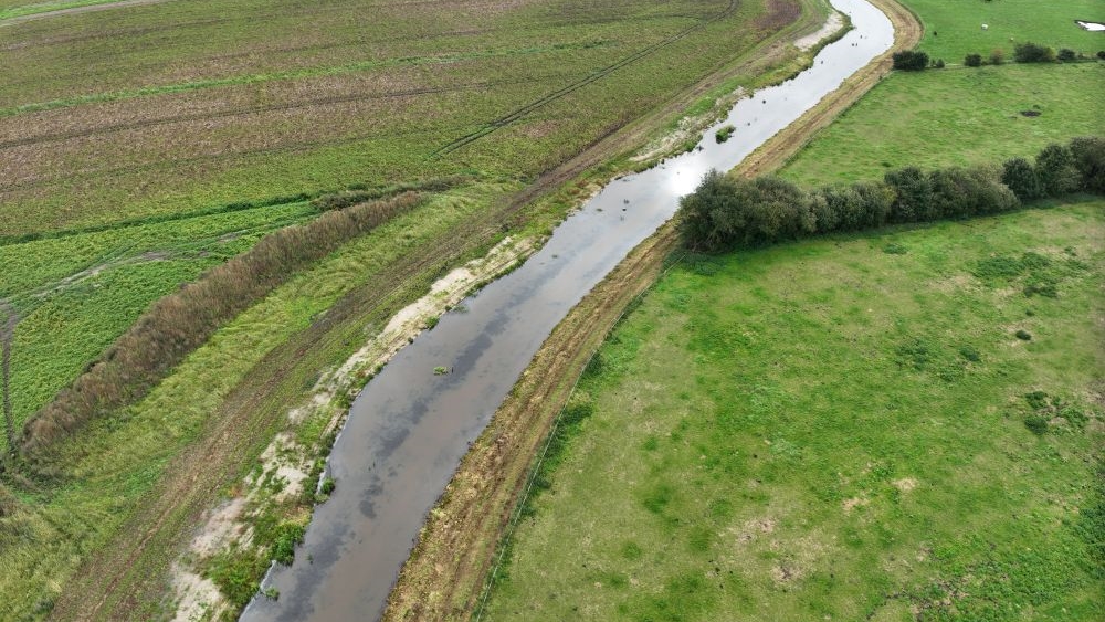 natuurvriendelijke oever Schoonebeekerdiep
