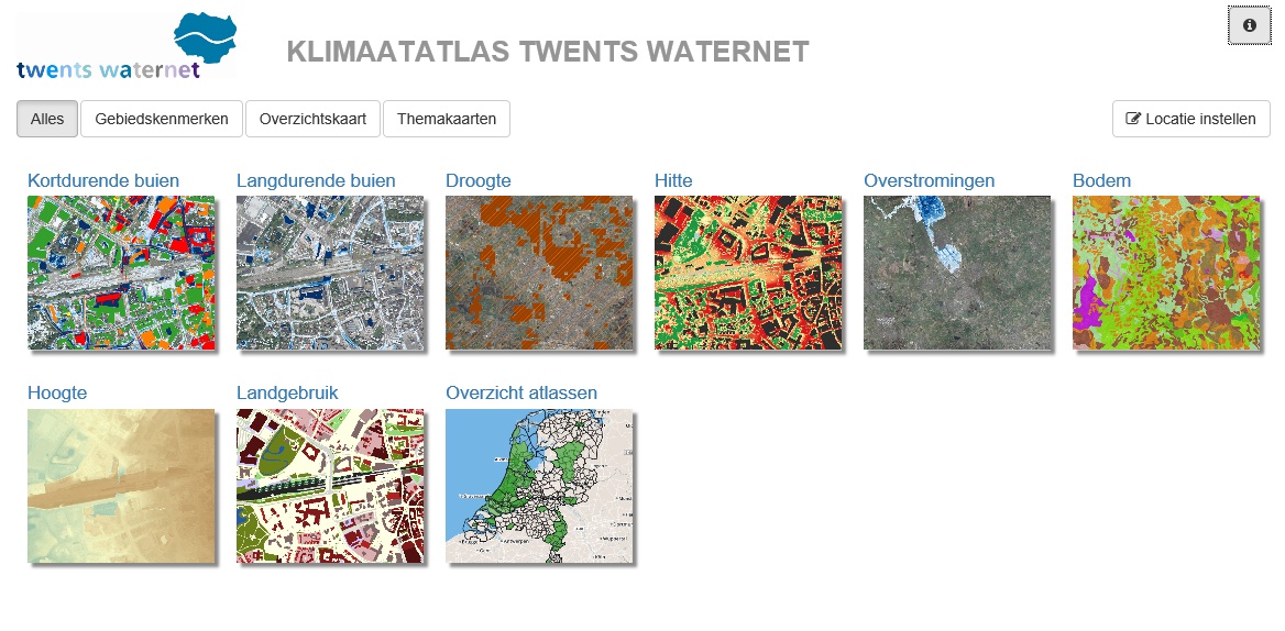 Klimaatatlas kaarten