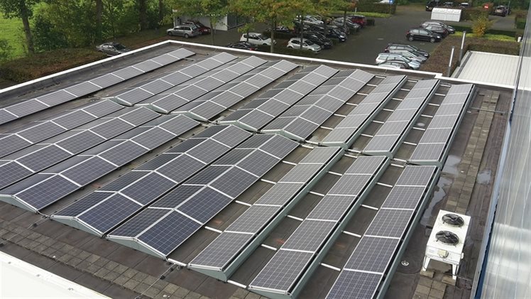 zonnepanelen op het dak