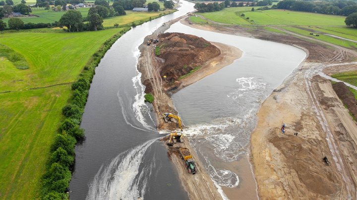 dronefoto aansluiting 1e meander klein