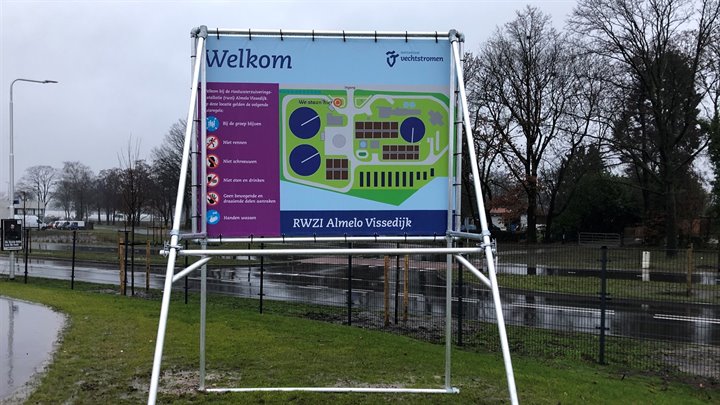 Zuivering Vissedijk spandoek Poort