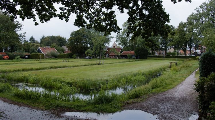 De bleek overzicht richting centrum