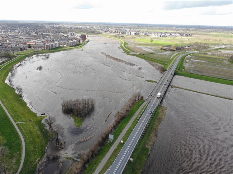 Vecht hoogwater Hardenberg