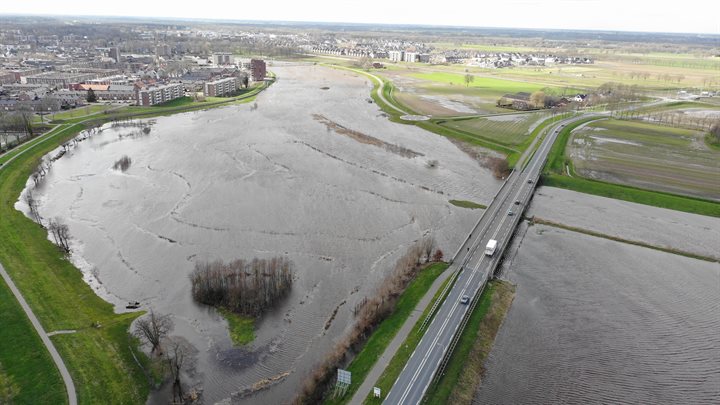 Vecht hoogwater Hardenberg