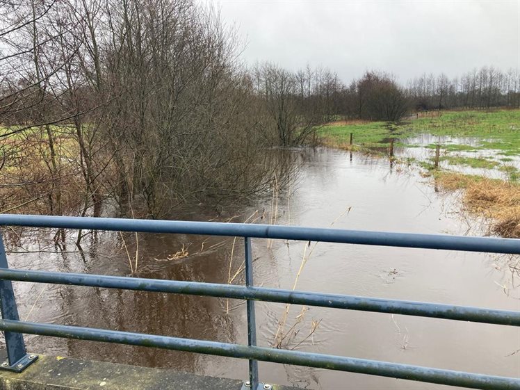 Hoog water Drenthe