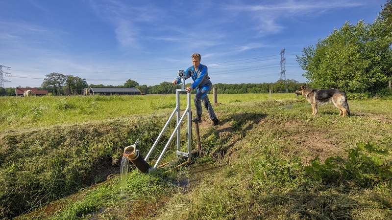 Water vasthouden met een stuw
