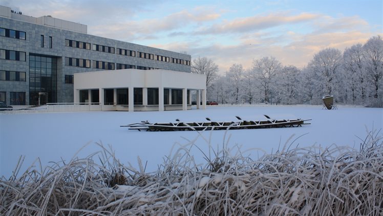 Winter kantoor