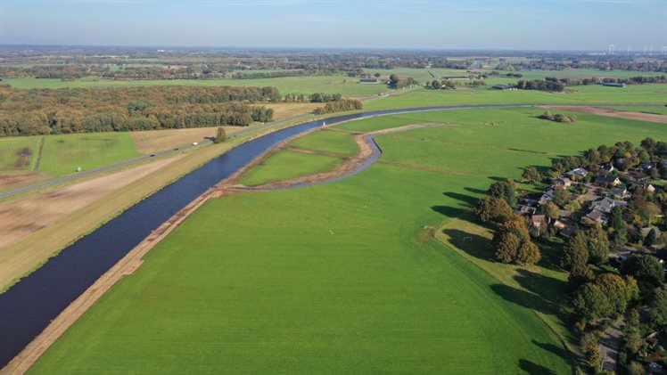 Luchtfoto wijk Baalder richting het noorden