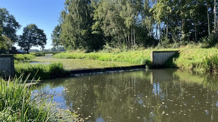 stuw in Geelebeek