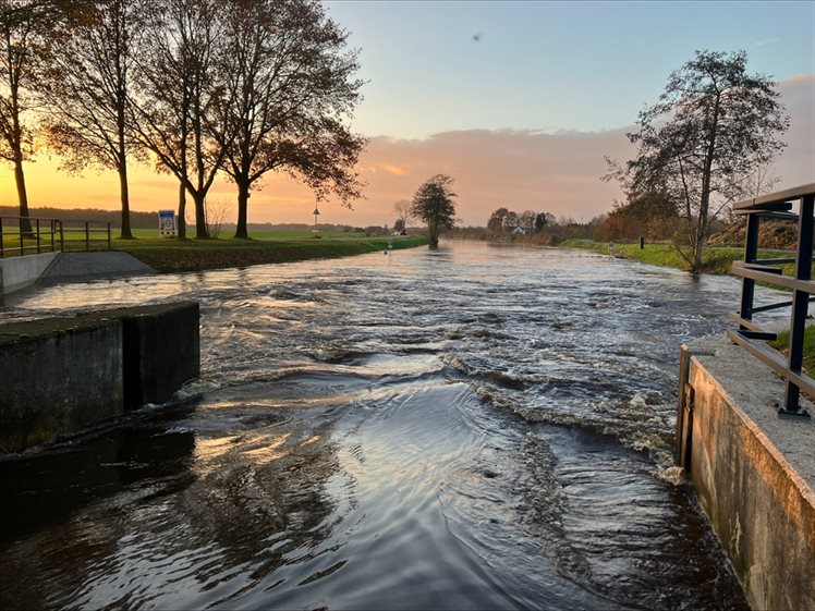 Overijsselskanaal op locatie bij het Zwolsekanaal nov 2023