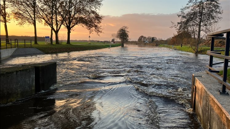 Overijsselskanaal op locatie bij het Zwolsekanaal nov 2023