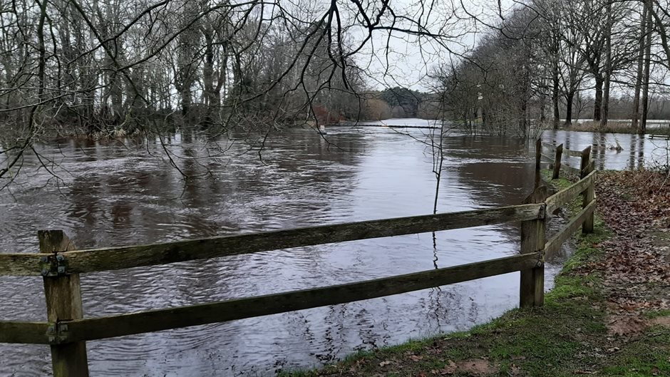 Hancate hoog water