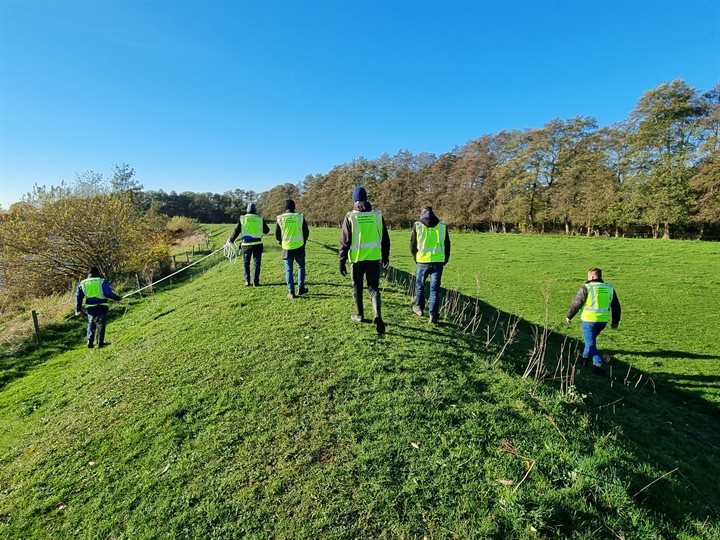 Dijkwacht 2 patrouille 3 kanten dijk