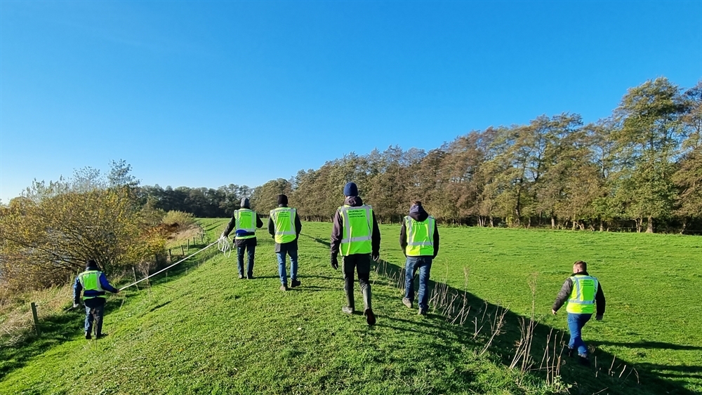 Dijkwacht 2 patrouille 3 kanten dijk