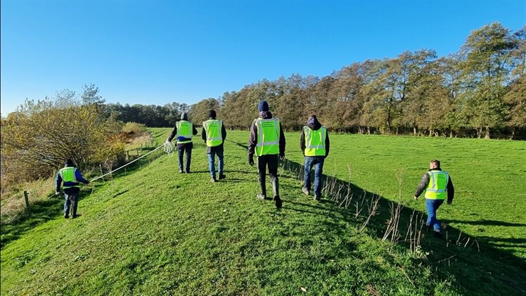 Dijkwacht 2 patrouille 3 kanten dijk