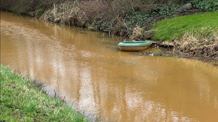 Boot in water