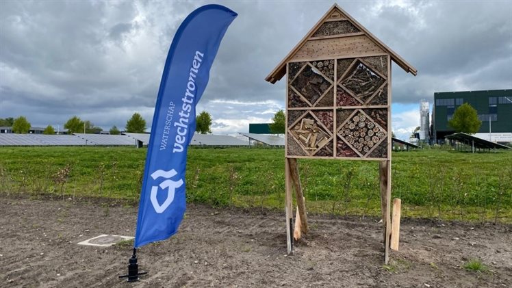 insectenhotel bij zuivering Vriezenveen