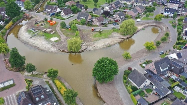 Vijver Broekmaten na onderhoud