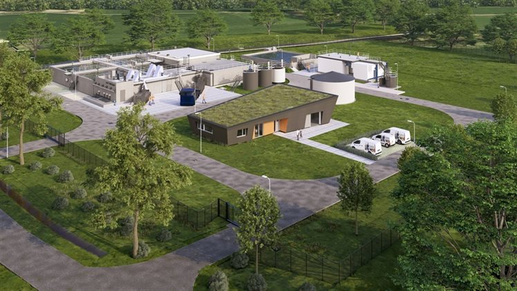 impressie nieuwbouw rwzi Tubbergen