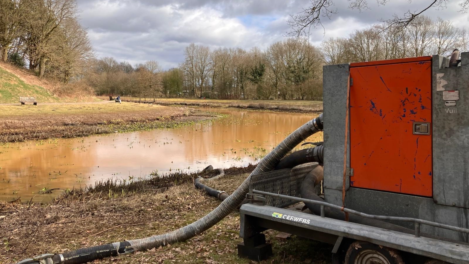 Verstopte Camera Verstopte duiker Wesselerbrinkvijver Enschede - Vechtstromen