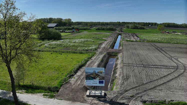 Oplevering watergang Dordseweg