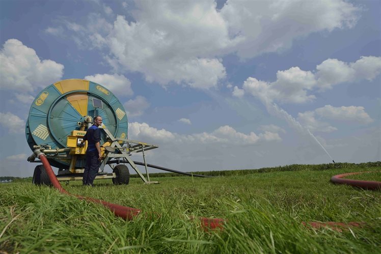 agrarisch sproeien droogte akkerbouw