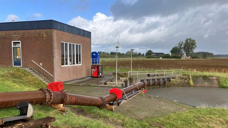 Aanleg tijdelijke pompinstallatie I sept 2025