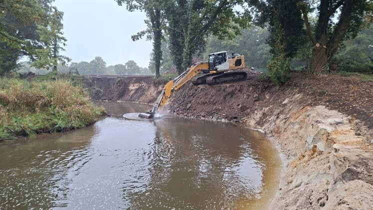 puin verwijderen uit Dinkeloever
