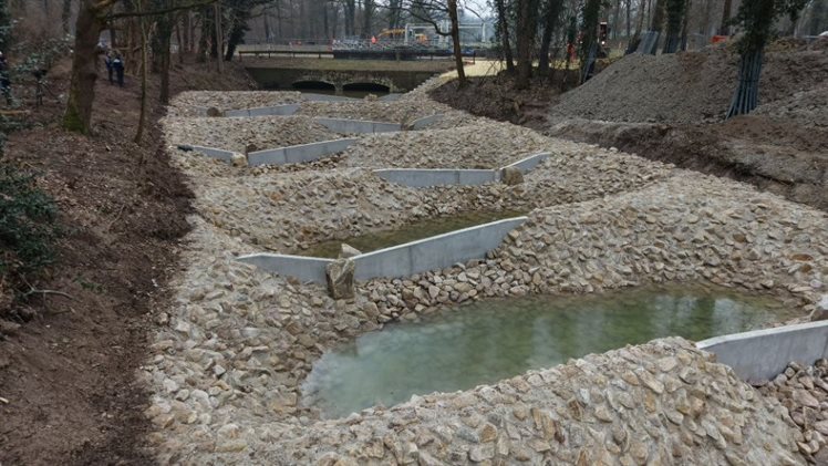 nieuwe vispassage Schuivenhuisje