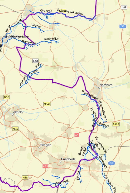 Afbeelding grenswateren