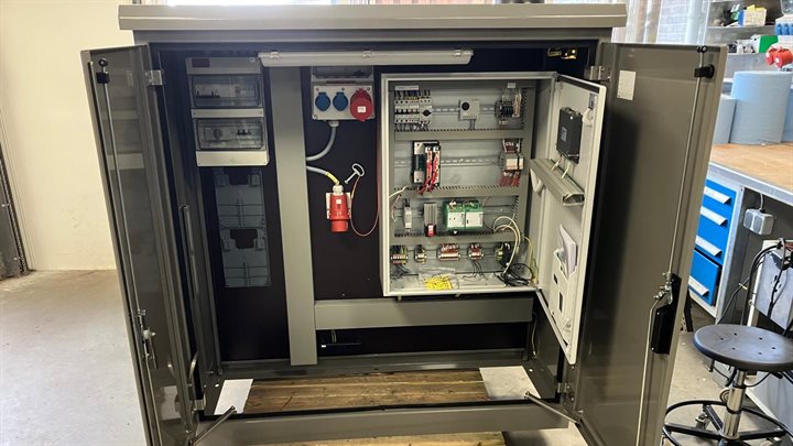 Electrokast bediening stuw