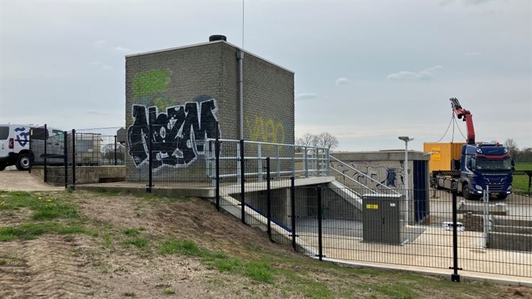 Kleine Vecht tijdens renovatie