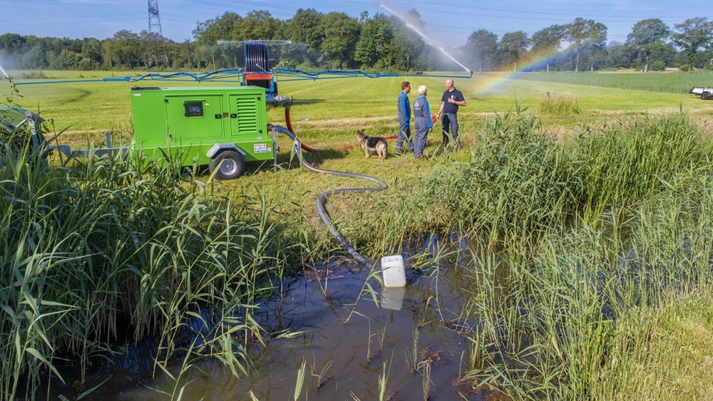 Sproeien oppervlaktewater