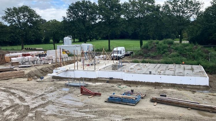 fundering nieuw bedrijfsgebouw
