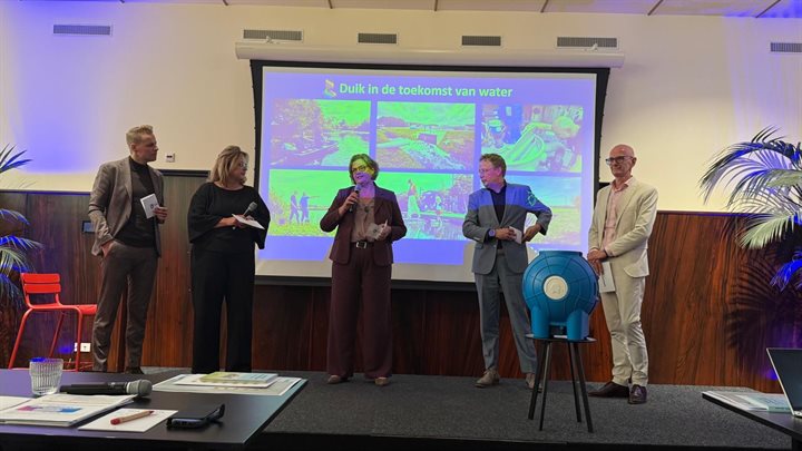 Vijf Vechtstromers pitchten op het podium het verhaal